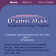 Dharmic Music web site design