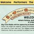 Big Trout Radio web site design thumbnail